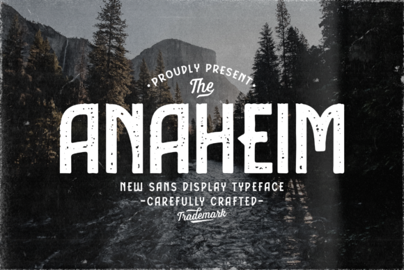 Anaheim Display Font for Creative Branding Projects