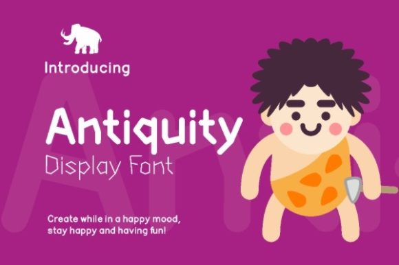 Antiquity: A Playful Display Font for Creative Web Design