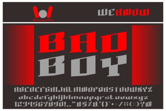 Bad Boy Font: A Bold Choice for Modern Design