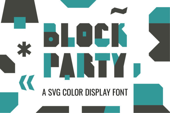 Block Party: A Bold Display Font for Eye-Catching Campaigns