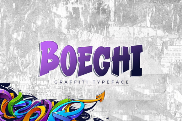 Boeghi: A Bold Display Font for Creative Projects