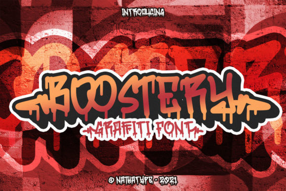 Boostery: A Dramatic Display Font for Bold Editorial Designs