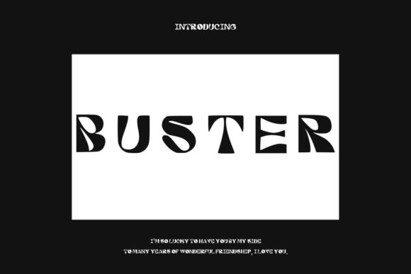 Buster Vintage: A Modern Display Font for Bold Editorial Design