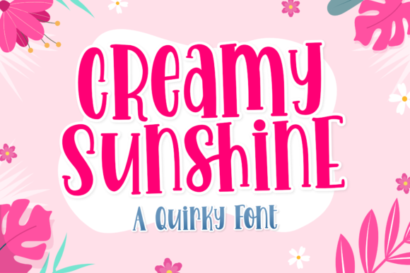 Creamy Sunshine: A Playful Display Font for Web Design