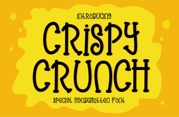 Crispy Crunch Font for Eye-Catching Campaign Designs