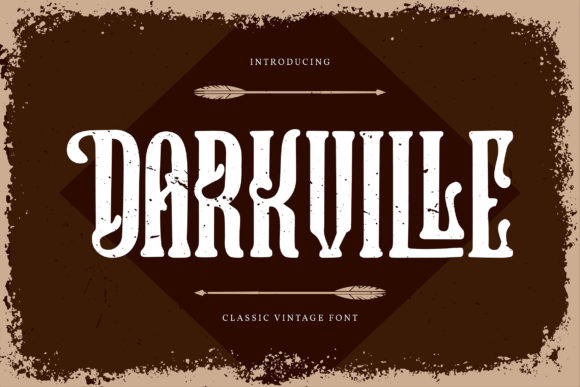 Darkville Font for Bold Branding and Handmade Creativity