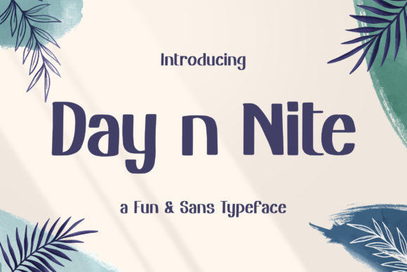 Day N Nite Display Font for Bold Digital Creativity