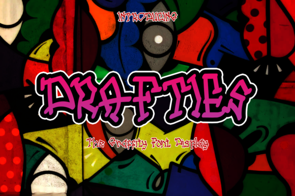 Drafties: A Graffiti-Inspired Display Font for Creative Makers