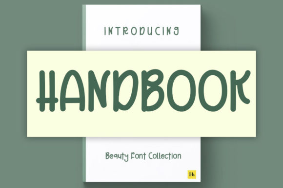 Handbook: A Fun and Relaxed Display Font for Creative Projects