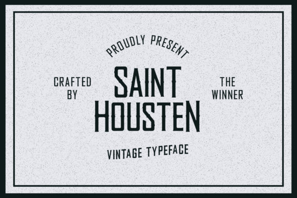 Housten: A Bold Vintage Font for Creative Branding