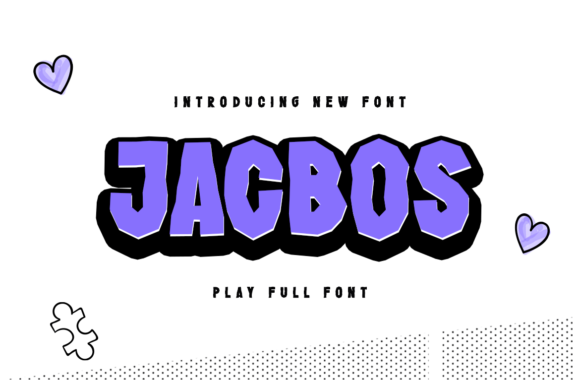 Jacbos Display Font for Bold Digital Branding