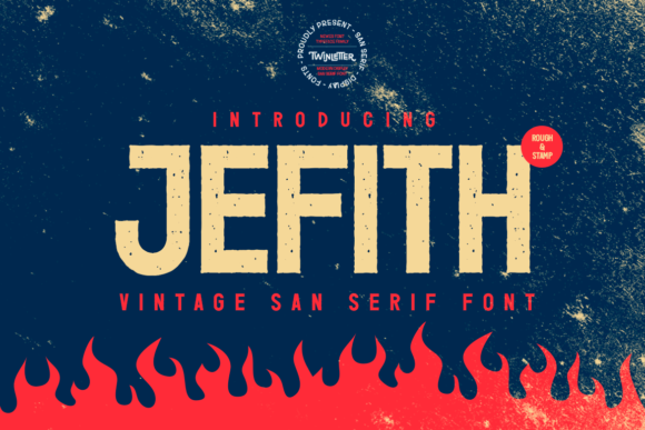 Jefith: A Bold Display Font for Impactful Branding