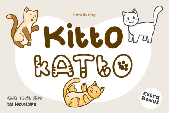 Kitto Katto: A Playful Font for Editorial Design