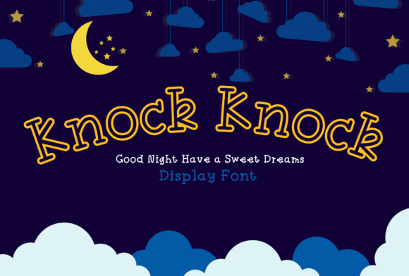Knock Knock Font for Web Design Projects