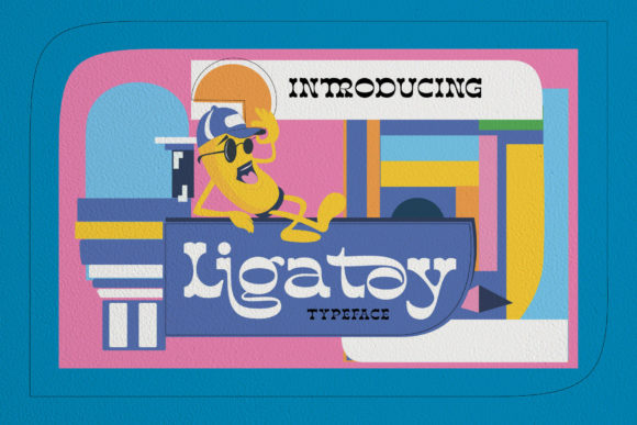 Ligatoy: A Trendy Display Font for Creative Projects