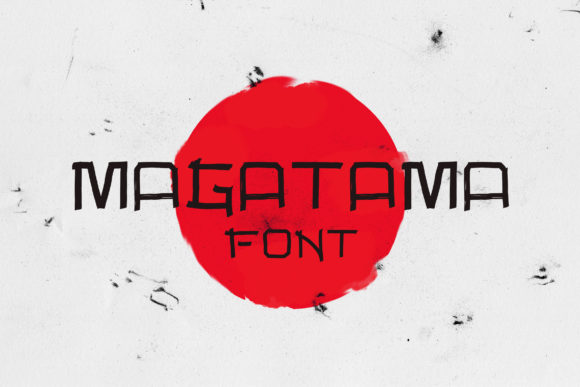 Magatama: A Japanese-Inspired Display Font for Creative Projects