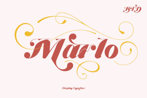 Marlo: A Chic Display Font for Bold Branding