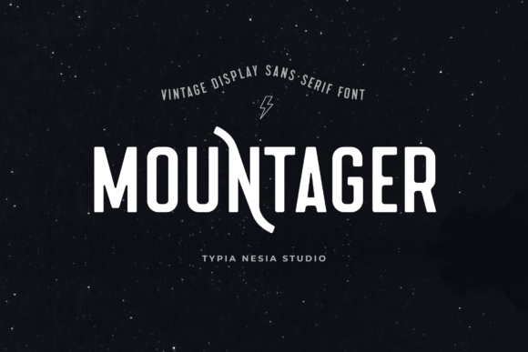 Mountager Font for Bold and Vintage Branding