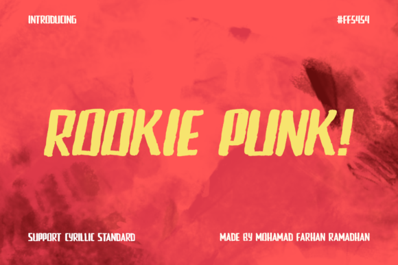 Rookie Punk Font for Bold Editorial Design
