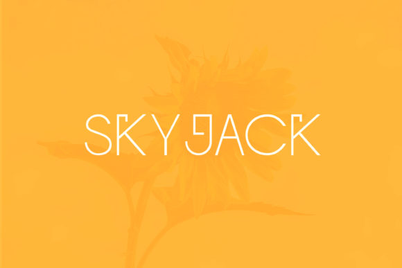 Skyjack: A Clean Display Font for Polished Branding