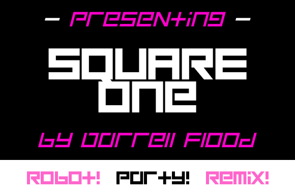 Square One Display Font for Bold Editorial Design