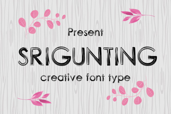 Srigunting Font for Chalkboard Quotes and Handmade Designs
