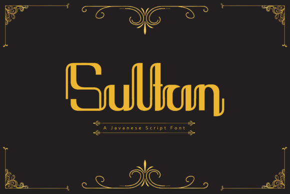 Sultan Display Font for Bold Visual Storytelling