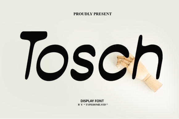 Tosch Display Font for Web and Digital Design