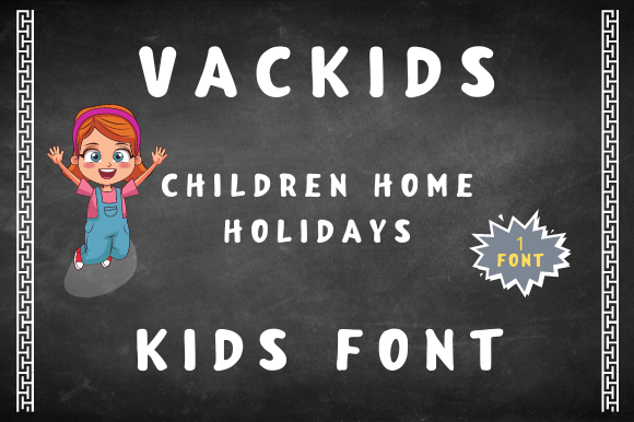 Vackids Display Font for Bold Editorial Design